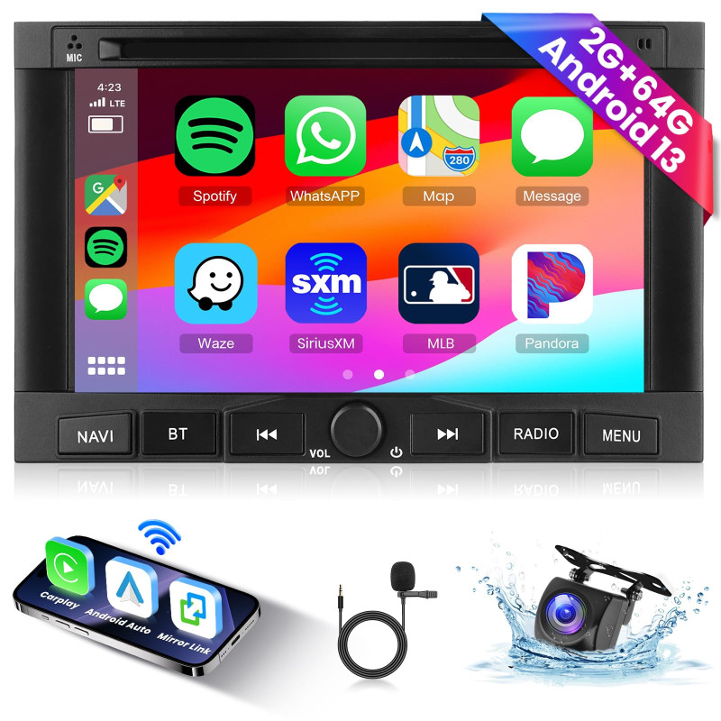 Hodozzy 2G 64G Android Autoradio für Peugeot 3008/5008