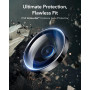 ESR Protection Objectif Caméra pour Samsung Galaxy S25 Ultra,Verre trempé ultra-fin, résistant aux rayures, bords en aluminium,