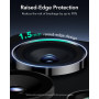 ESR Protection Objectif Caméra pour Samsung Galaxy S25 Ultra,Verre trempé ultra-fin, résistant aux rayures, bords en aluminium,