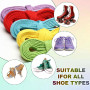 UILYNIU Lot de 25 paires de lacets plats colorés de rechange durables pour chaussures de sport, baskets, skateboard, bottes de s
