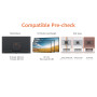 Amazon Basics Support mural pivotant et inclinable pour TV, moniteur plat et incurvé de 66-140 cm jusqu'à 36 kg/max. VESA 400 x