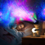 Astronaute Projecteur Galaxie, LED Projecteur Ciel Etoile assis/debout, Télécommande & Minuterie, Décoration des Chambres Projec