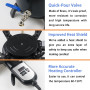 Yuuchail Fondeur de cire pour la fabrication de bougies, pot de cire électrique 7L à chauffage rapide, anti-adhésif