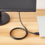 Amazon Basics Câble adaptateur HDMI-A vers DVI (mâle), bidirectionnel 1080p, plaqué or, 1.8 m, pour télévision, noir