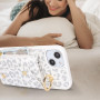 Lipvina Coque pour iPhone 14 Pro avec Cordon Porte Carte Coque iPhone 14 Pro zippé Portefeuille Femme Telephone Portable Réglabl