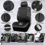 CAR PASS Housses siège Voiture en Cuir imperméable, Bling Diamant Brillant Cristal Scintillant, Universel pour 95% de Toutes Les