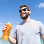 Super Sparrow Gourde avec Paille - TouchSip Bouteille d'eau - 500ml/750ml/1L - Tritan Sans BPA - Idéale pour le Sport, l’École e