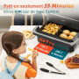 COSORI Air Fryer 10L Twinfry, Friteuse sans Huile 6-en-1, Airfryer à Dual Zone Avec Séparateur Amovible, Double Résistance, Gran