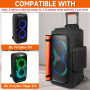 Étui pour haut-parleur compatible avec JBL PartyBox 320, housse de rangement pour enceinte portable JBL PartyBox 310 pour voyage
