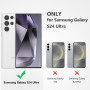 RALEAVO Coque Magnétique pour Samsung Galaxy S24 Ultra, Compatible avec MagSafe Protection Bumper Antichoc Silicone Translucide