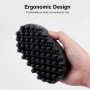 Fockety Brosse à Cheveux Spéciale pour Dreadlocks et Boucles Afro, Peigne en Caoutchouc pour Hommes et Femmes, Éponge Torsadée p