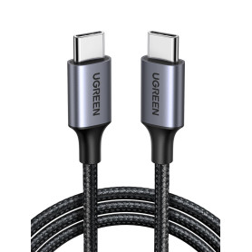 UGREEN Câble USB C USB C PD Charge Rapide 60W Nylon Tressé Compatible avec iPhone 17 Pro Max Air 16 Galaxy S25 Plus Ultra S23 A0
