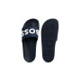 BOSS Hommes Kirk Slid Mules confectionnées en Italie avec Logo en Relief