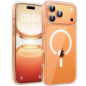 TOCOL Coque Magnétique pour iPhone 17 Pro Max 6,9 Pouces, Compatible avec MagSafe, Pas Facile à Jaunir, Protection de l'objectif TOCOL Coque Magnétique pour iPhone 17 Pro Max 6,9 Pouces, Compatible avec MagSafe, Pas Facile à Jaunir, Protection de l'objectif