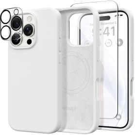 GONEZ Compatible avec étui de téléphone portable - Blanc GONEZ Compatible avec étui de téléphone portable - Blanc