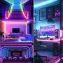 Ruban LED, 30M（2*15M) Led Chambre Flexible Bluetooth App Contrôle, RGB Bande LED, Synchroniser avec Rythme de Musique Led Strip,