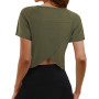 Comilaka Femmes Débardeur de Sport Tank Top avec Cropped Split Back Shirt de Sport Yoga Running