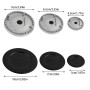 Natuce 4 pcs Chapeaux de Brûleurs, Brûleur Cuisinière à Gaz, Chapeau de Couronne de BrûLeur à Gaz, pour Plaques de Cuisson Arist