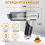 Aspirateur Voiture Puissant sans Fil: 15000PA Pliable 90° Aspirateurs à Main - 6000mAh Mini Aspirateur Rechargeable avec 3 HEPA 