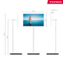THOMSON Go TV 32 Pouces (81 cm), téléviseur Android Portable – HD Ready (1366x768), Commande vocale, Bluetooth 5.1, Wi-FI, Fonct