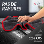 ✅ Glart 443TP Lot de 3 Chiffons Microfibre Voiture, Super Absorbant Chiffons de Polissage, Polyvalents pour Motocyclette et Mach