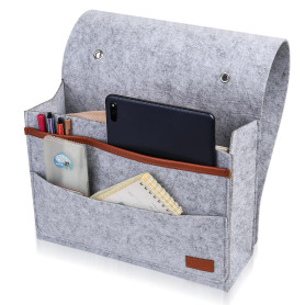 Poche de Lit, Organisateur de en Feutre à Suspendre, Suspendu Pochette de, Sac de Rangement en Feutre à Suspendre, Organiseur de
