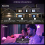Philips Hue Essential Spot LED Connecté GU10, White and Color Ambiance, 4,7 W, 2200-6500 K, 345 lumens, intensité réglable, comp