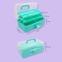 Craftelier - Boîte à outils en plastique | Boîtes de rangement en plastique avec compartiments | Organisateur de médicaments et