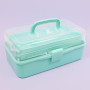 Craftelier - Boîte à outils en plastique | Boîtes de rangement en plastique avec compartiments | Organisateur de médicaments et