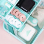 Craftelier - Boîte à outils en plastique | Boîtes de rangement en plastique avec compartiments | Organisateur de médicaments et