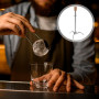 Operitacx Pince alimentaire en acier inoxydable - Pinces à Glace Inox Triangle Griffes - Accessoire de Cuisine Barbecue & Polyva