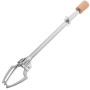 Operitacx Pince alimentaire en acier inoxydable - Pinces à Glace Inox Triangle Griffes - Accessoire de Cuisine Barbecue & Polyva