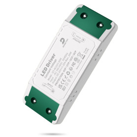 Driver LED 24V Transformateur 30W, Alimentation LED AC-DC 1250mA, 220V à 24V Transfo à Tension Constante, Conducteur pour 24 Vol