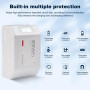 VILTROX V Mount,Mini V-Lock Battery avec écran LCD,Dual D-Tap&USB Output,99Wh/14.8V,Blanc Batterie Mini V Lock en Appareils Phot