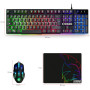 EMPIRE GAMING - Pack MK800 Filaire - Clavier Gaming AZERTY (Layout Français) RGB 105 Touches 19 Touches Anti-Ghosting - Souris G