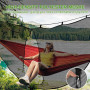 Udbrud Hamac de Camping avec Moustiquaire, Camping avec moustiquaire Fermeture éclair Double Face Protection à 360° Anti-Insecte