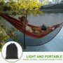 Udbrud Hamac de Camping avec Moustiquaire, Camping avec moustiquaire Fermeture éclair Double Face Protection à 360° Anti-Insecte