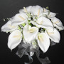 Veryhome 20 Pcs Lys Calla De Mariée Bouquet De Fleurs Artificielle Tête De Fleur en Latex Real Touch Home Party De Mariage Décor