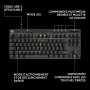 Logitech G PRO X TKL RAPID, clavier gaming filaire sans pavé numérique touches analogiques magnétiques, mode de déclenchement ra