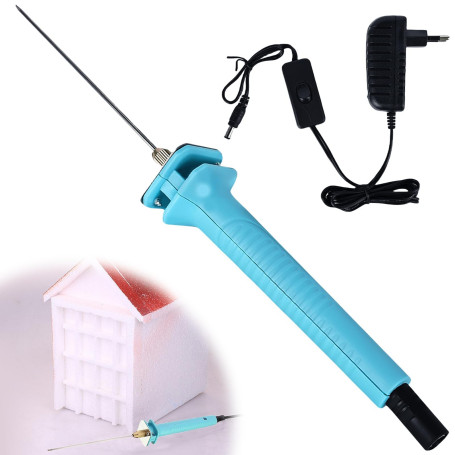 Coupe-mousse électrique, tige de coupe électrique, couteau à chaud, 110-240 V, 20 W, 10 cm, convient pour arc en polystyrène, bo
