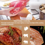 SNAGAROG 4 PCS Filet à Viande Rouleau, 300 cm Filet à Viande Élastique Jambon Chaussette Filet Viande Filet Charcuterie Saucisso