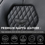 Coverado Housses de siège universelles pour Voiture, Ensembles de Housses de Protection Siège Voiture Avant et arrière 5 sièges,