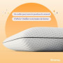 Emma Oreiller à Mémoire de Forme 40x70 cm, Ajustement pour Un Niveau Parfait de Douceur et de Soutien, Hauteur Personnalisable