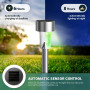 GIGALUMI Lampe Solaire Extérieur, Lampe Solaire Extérieur Jardin,Étanche Lumière Solaire Extérieur pour Terrasse, Pelouse, Jardi