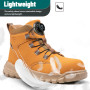 KOIFISH Chaussures de Sécurité Hommes Femmes Montante Basket de Securite Légère Confortable Bottines de Travail Embout en Acier 