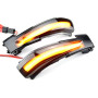 MKptopia Clignotants dynamiques à LED feux répétiteurs de clignotants Compatible avec Peu-geot 508, 508 SW Cit-roën DS5 C4 Pica-