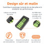 Amazon Basics Lot de 8 piles rechargeables NiMh AAA 800 mAh + lot de 8 piles rechargeables NiMh AA 2000 mAh, avec chargeur de pi