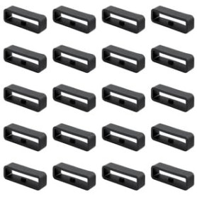 20 Pièces 22 mm passants de bracelet de montre en silicone, Anneaux de Bracelet de Montre en Caoutchouc, anneau de fermeture de  20 Pièces 22 mm passants de bracelet de montre en silicone, Anneaux de Bracelet de Montre en Caoutchouc, anneau de fermeture de