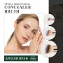 Pinceau Fond De Teint Fluide, 3 Pièces Pinceau Anti Cerne, Pinceaux Maquillages Pour Le Teint, Parfait Pour n'Importe Quel Look,