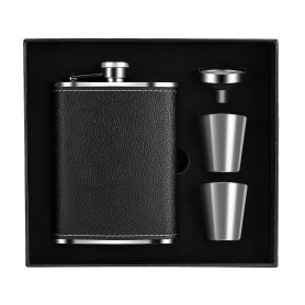 Vasmeiy Flasque 8oz/227ml Flasques en Acier Inoxydable Avec Entonnoirs, Flasque en Acier Inoxydable, Convient Pour Porter de l'a Vasmeiy Flasque 8oz/227ml Flasques en Acier Inoxydable Avec Entonnoirs, Flasque en Acier Inoxydable, Convient Pour Porter de l'a